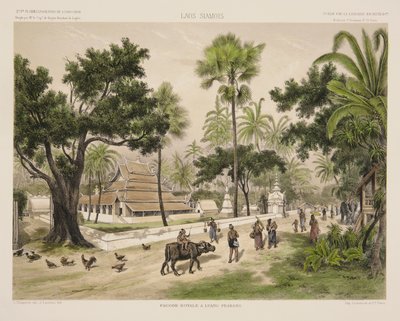 The Royal Temple at Luang Prabang, illustration from 